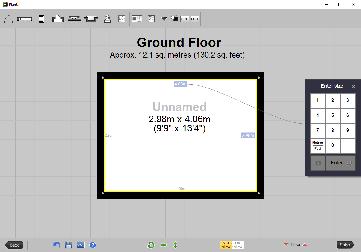 ipad edit measure